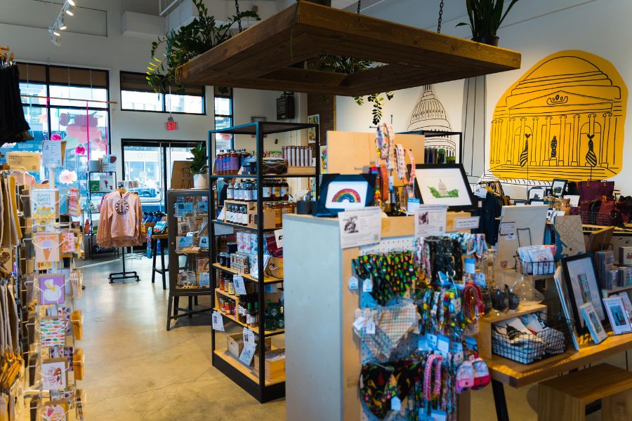 Shop Made in DC interior
